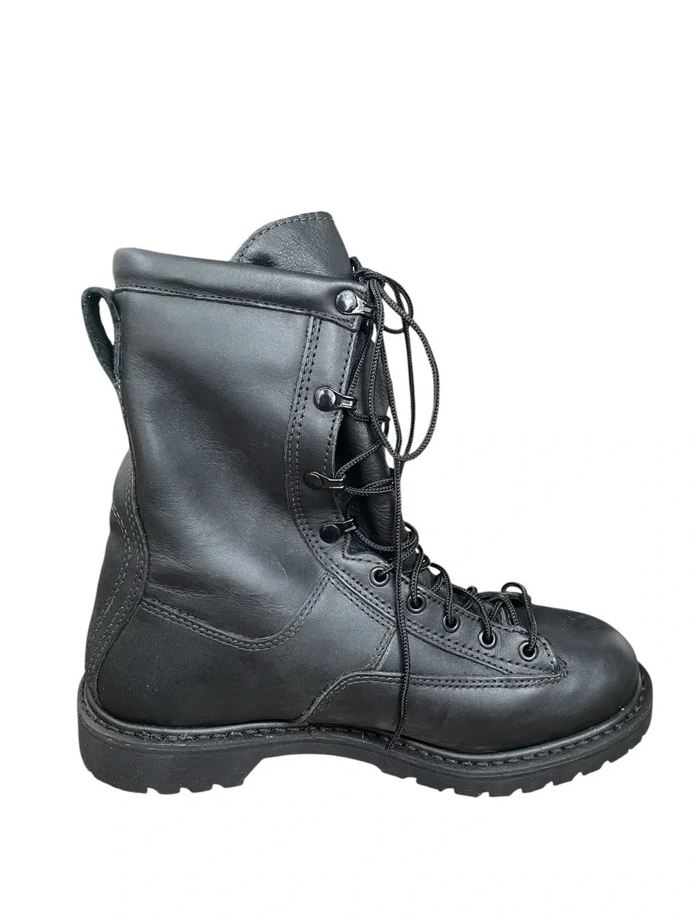 ROCKY Black Premium Combat Lace-Up Boots - Rugged Military Style 9W